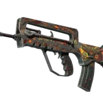 StatTrak™ FAMAS | Eye of Athena (Battle-Scarred)