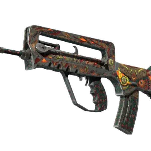 StatTrak™ FAMAS | Eye of Athena (Battle-Scarred)