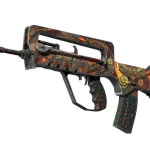 StatTrak™ FAMAS | Eye of Athena (Well-Worn)