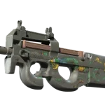 StatTrak™ P90 | Emerald Dragon (Battle-Scarred)
