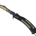 ★ Butterfly Knife | Case Hardened (Well-Worn)