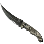 ★ Flip Knife | Black Laminate (Well-Worn)