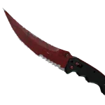 ★ Flip Knife | Crimson Web (Well-Worn)