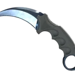 ★ Karambit | Blue Steel (Well-Worn)