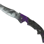 ★ StatTrak™ Falchion Knife | Ultraviolet (Battle-Scarred)