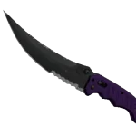 ★ StatTrak™ Flip Knife | Ultraviolet (Well-Worn)
