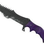 ★ StatTrak™ Huntsman Knife | Ultraviolet (Well-Worn)