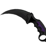 ★ StatTrak™ Karambit | Ultraviolet (Minimal Wear)