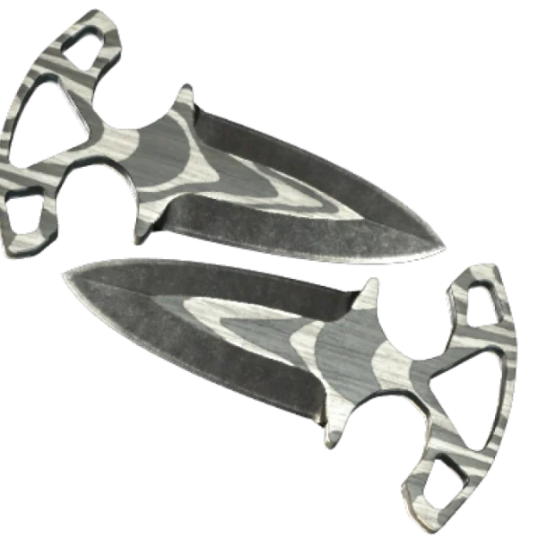 ★ StatTrak™ Shadow Daggers | Black Laminate (Well-Worn)