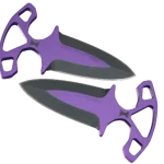 ★ StatTrak™ Shadow Daggers | Ultraviolet (Minimal Wear)