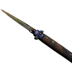 ★ StatTrak™ Stiletto Knife | Case Hardened (Battle-Scarred)