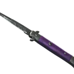 ★ StatTrak™ Stiletto Knife | Ultraviolet (Battle-Scarred)