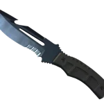 ★ StatTrak™ Survival Knife | Blue Steel (Minimal Wear)