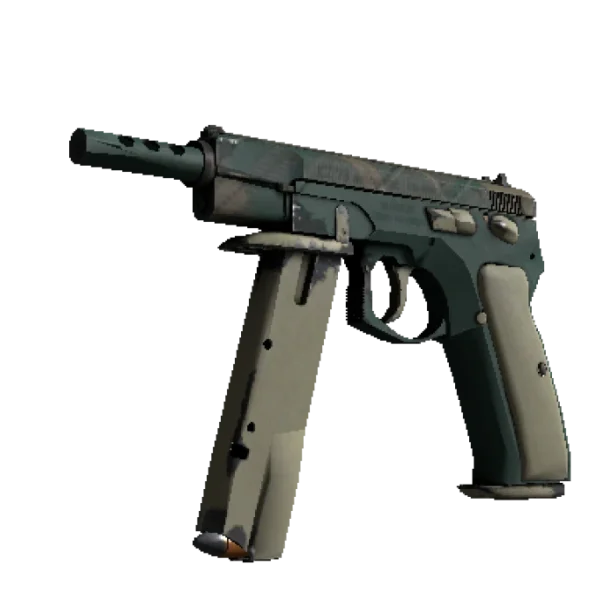 CZ75-Auto | Green Plaid (Well-Worn)