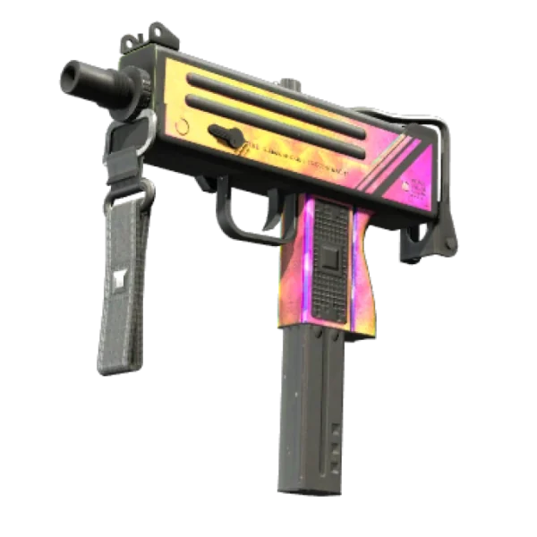 MAC-10 | Disco Tech (Well-Worn)
