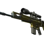 SCAR-20 | Brass (Well-Worn)