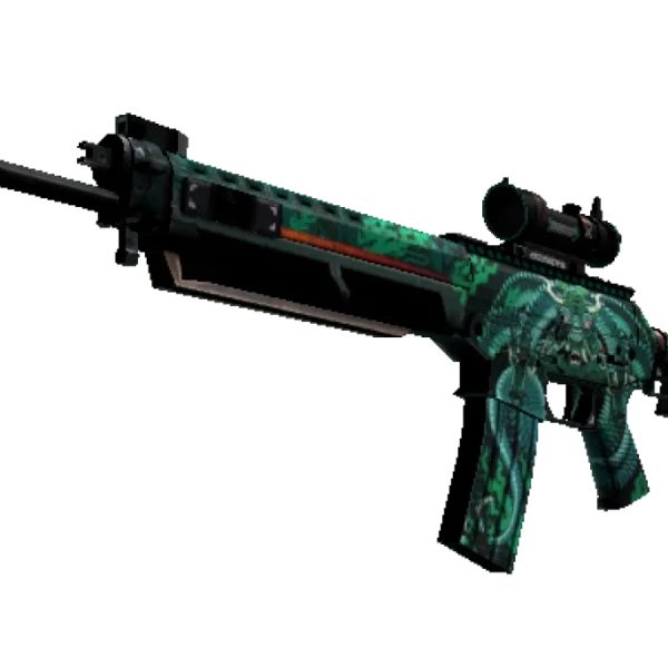 SG 553 | Dragon Tech (Well-Worn)