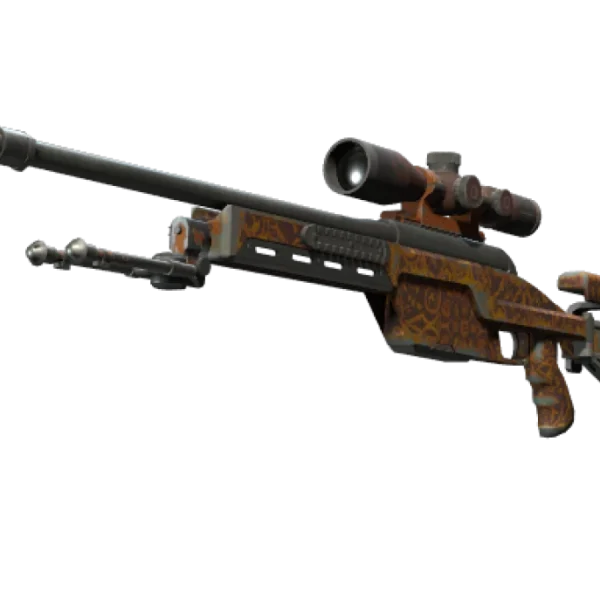SSG 08 | Orange Filigree (Field-Tested)