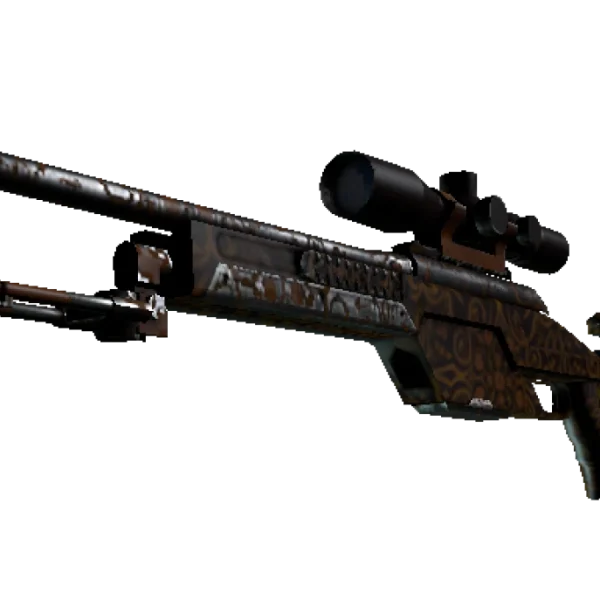 SSG 08 | Orange Filigree (Minimal Wear)