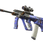 Souvenir AUG | Lapis Lazuli (Battle-Scarred)