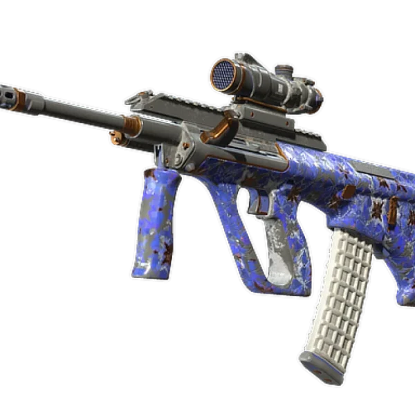 Souvenir AUG | Lapis Lazuli (Battle-Scarred)
