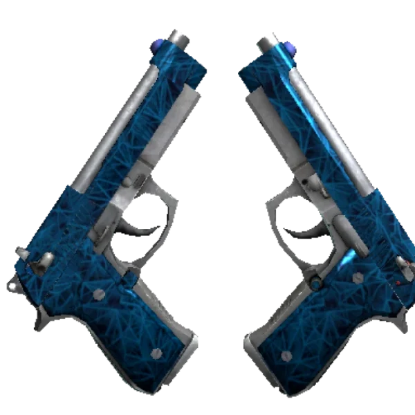 Souvenir Dual Berettas | Cobalt Quartz (Factory New)