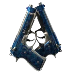 Souvenir Dual Berettas | Cobalt Quartz (Field-Tested)
