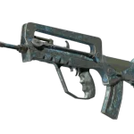 Souvenir FAMAS | Cyanospatter (Battle-Scarred)