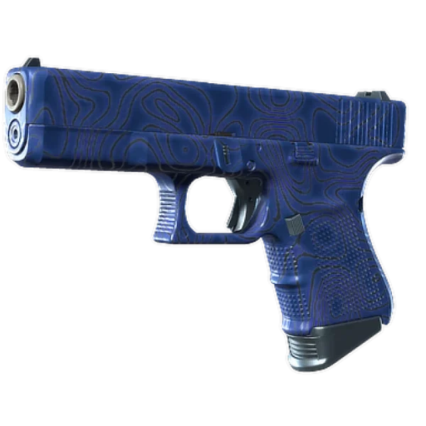 Souvenir Glock-18 | Ocean Topo (Minimal Wear)