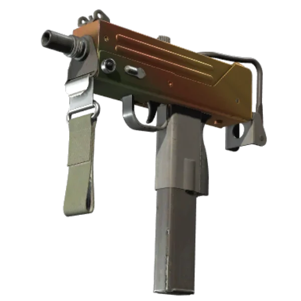 Souvenir MAC-10 | Amber Fade (Well-Worn)