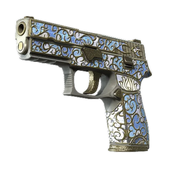 Souvenir P250 | Lotus Imprint (Well-Worn)