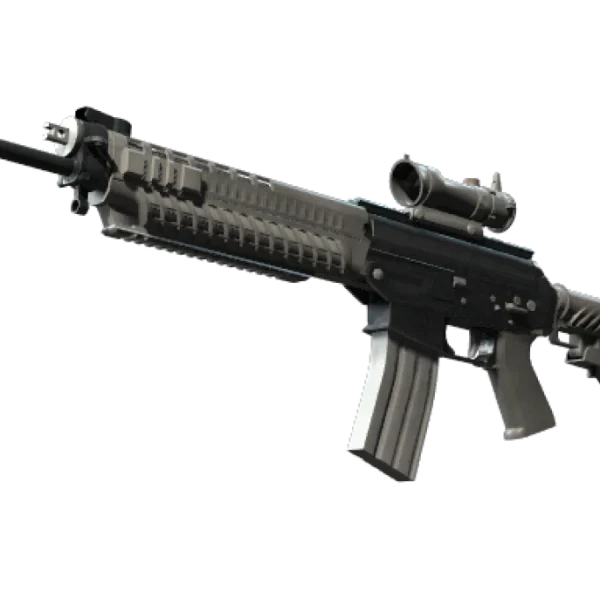 Souvenir SG 553 | Damascus Steel (Battle-Scarred)