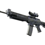 Souvenir SG 553 | Night Camo (Battle-Scarred)
