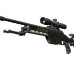 Souvenir SSG 08 | Azure Glyph (Well-Worn)