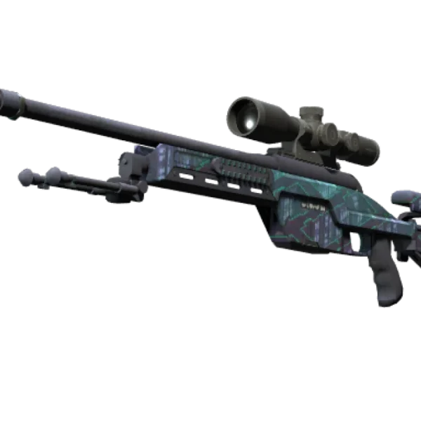 Souvenir SSG 08 | Mainframe 001 (Battle-Scarred)