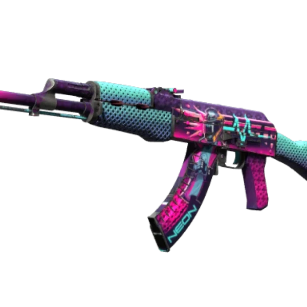 StatTrak™ AK-47 | Neon Rider (Well-Worn)