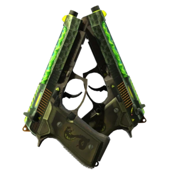 StatTrak™ Dual Berettas | Cobra Strike (Factory New)