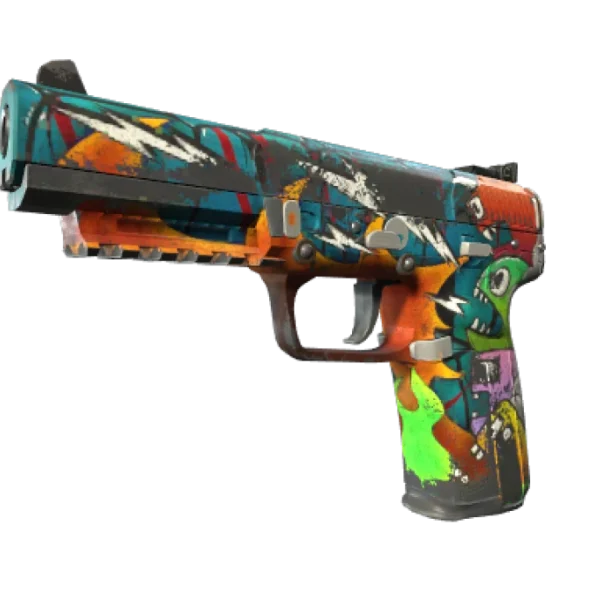 StatTrak™ Five-SeveN | Angry Mob (Battle-Scarred)