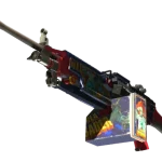 StatTrak™ M249 | Nebula Crusader (Minimal Wear)