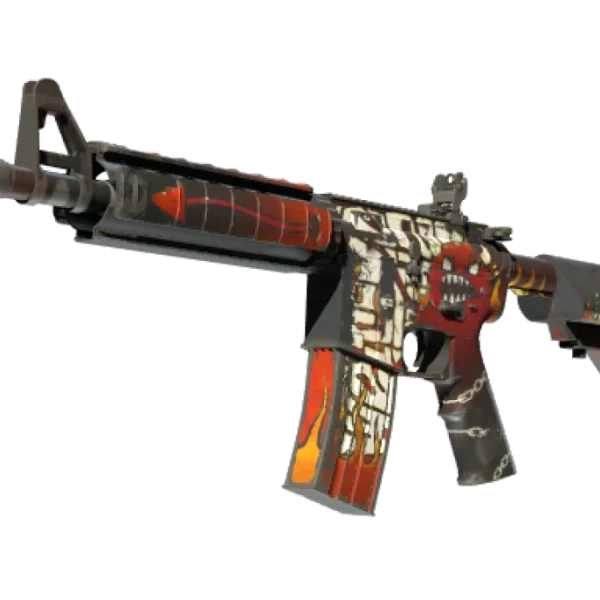 StatTrak™ M4A4 | Hellfire (Field-Tested)