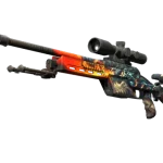 StatTrak™ SSG 08 | Dragonfire (Factory New)