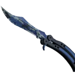 ★ Butterfly Knife | Bright Water (Well-Worn)
