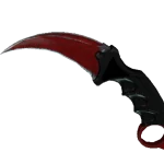 ★ Karambit | Crimson Web (Well-Worn)