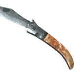 ★ Navaja Knife | Damascus Steel (Well-Worn)