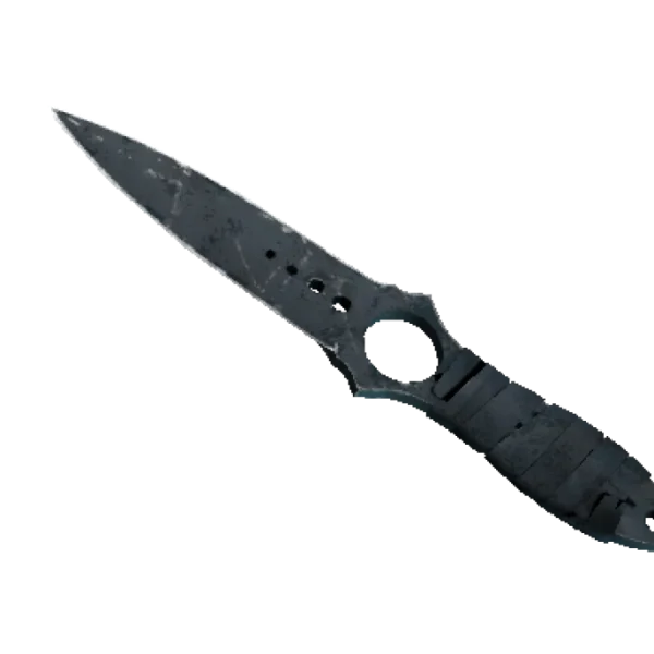 ★ Skeleton Knife | Night Stripe (Battle-Scarred)