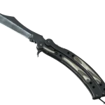 ★ StatTrak™ Butterfly Knife | Black Laminate (Minimal Wear)