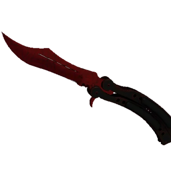 ★ StatTrak™ Butterfly Knife | Crimson Web (Minimal Wear)