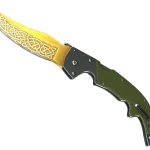 ★ StatTrak™ Falchion Knife | Lore (Well-Worn)