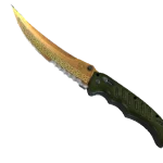 ★ StatTrak™ Flip Knife | Lore (Well-Worn)