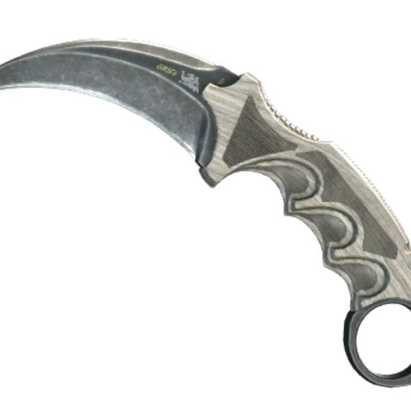 ★ StatTrak™ Karambit | Black Laminate (Minimal Wear)